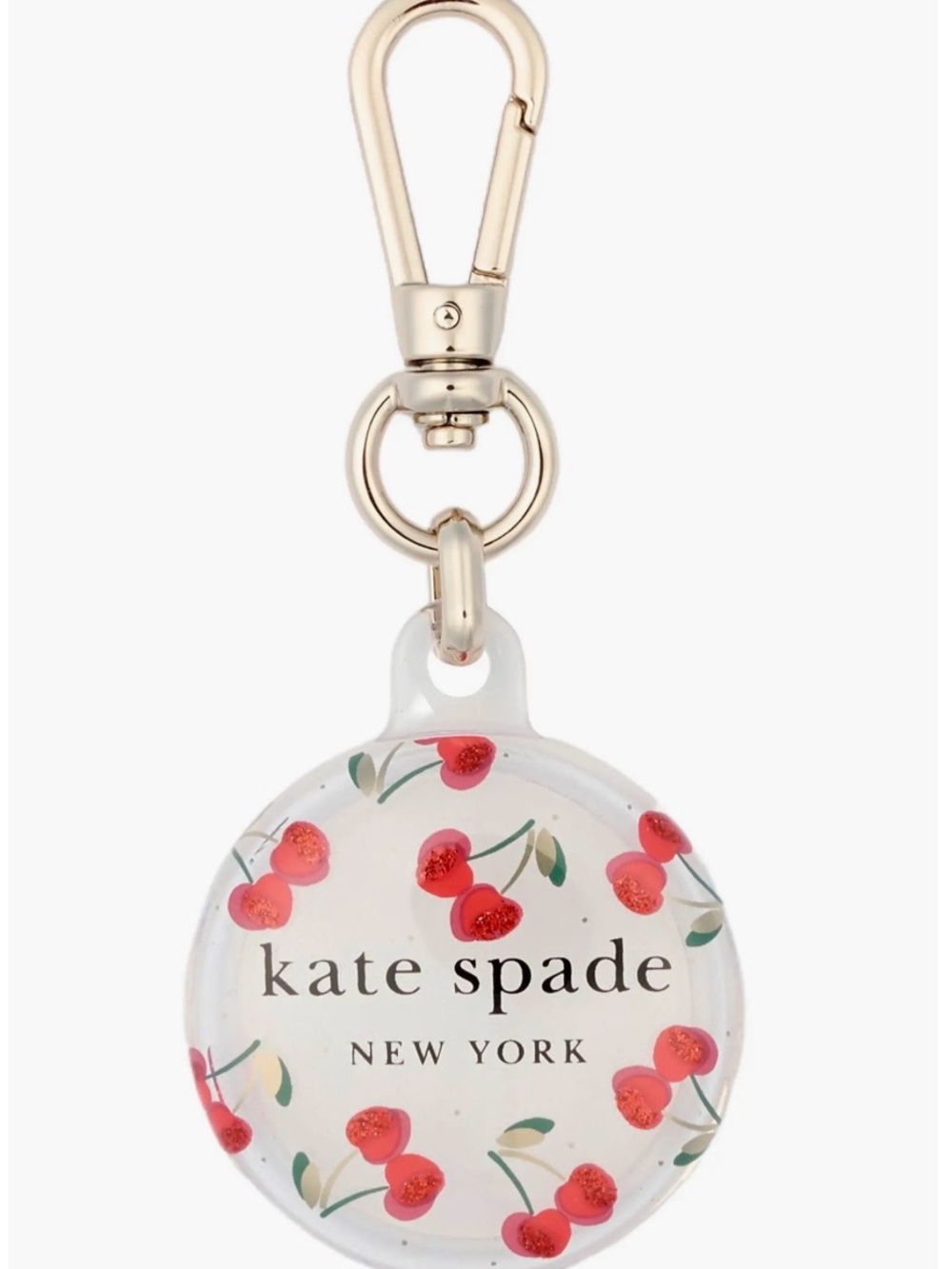 NWT kate spade Cherry Print air tag case